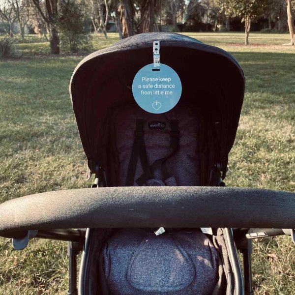 Tags For Good Baby stroller sign - Goblin Blue