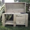 mud kitchen with drawer