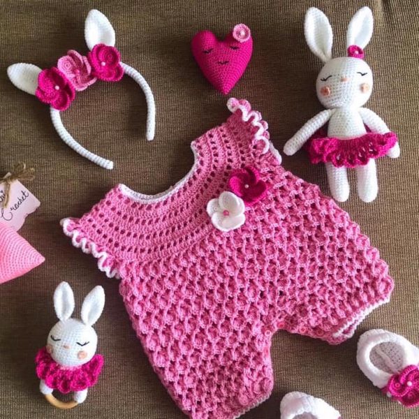 Jani Crochet pink