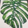Ana Burne Monstera Leaves A3