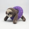 sloth in a donut