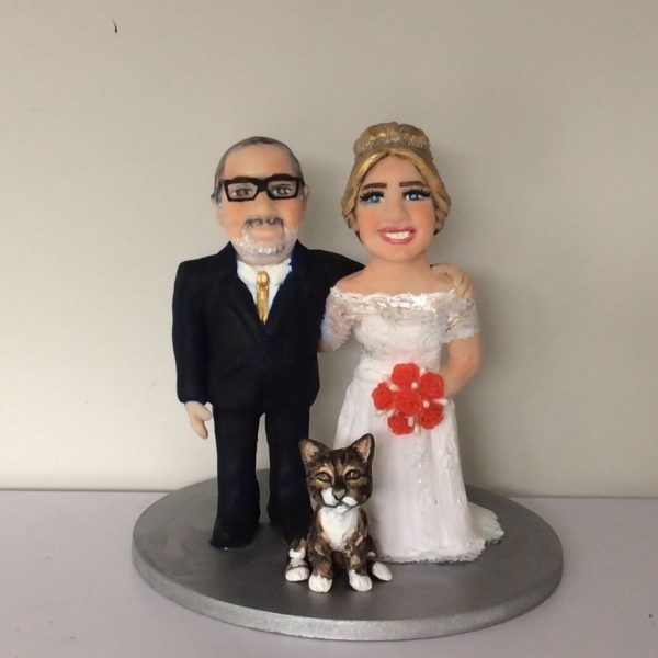 Figurines by Eli Wedding Cake Topper