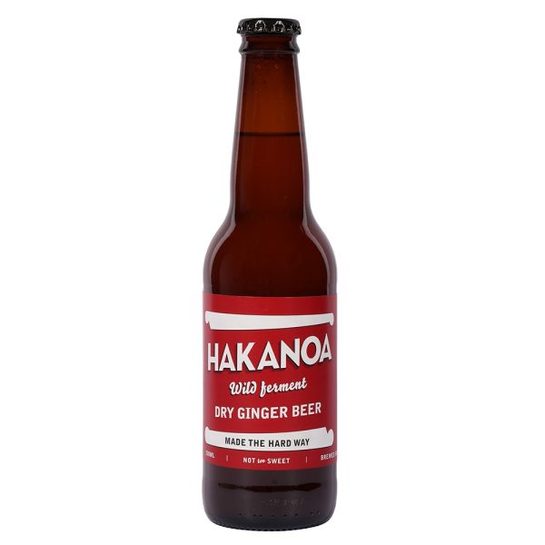 hakanoa dry ginger beer in a bottle