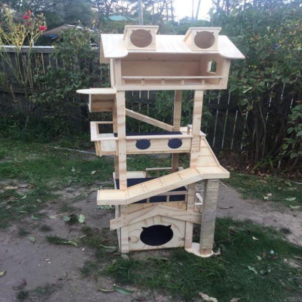 Happy Cat Tree House Spiral
