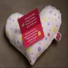 pink heart dotted pillow