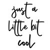 Just a little bit cool logo