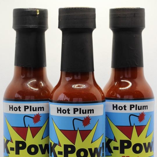 K-Pow Hot Sauce Hot Plum