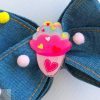 Lacos and bows cupcake bow hair clip