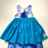 Little madam Frozen cape dress