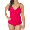 red singlet swimwear
