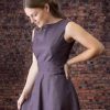 Shells Designs - mauve vintage dress