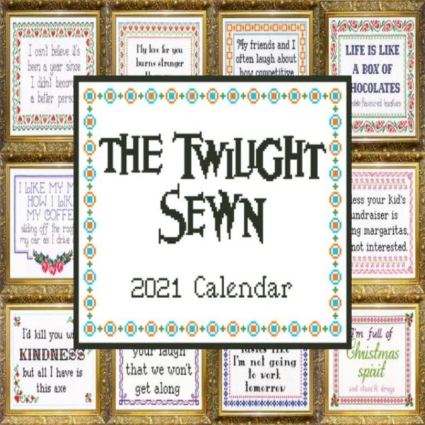 The twilight Sewn Calendar