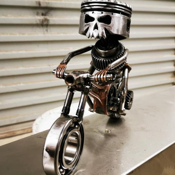 Upcycle in Hinds Biker Piston Man