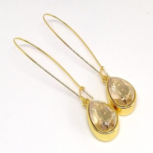 swarovski earrings gold