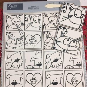 cats and dogs drawings