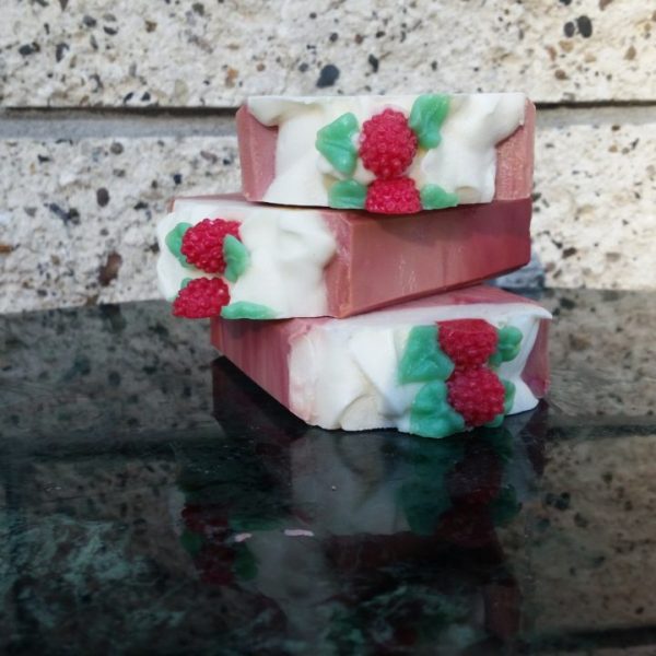 raspberry ripple soap