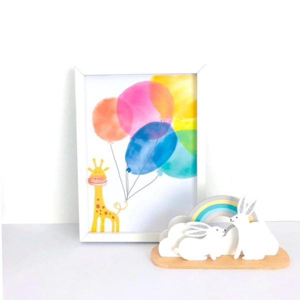 Clover and Coco Design Giraffe Nursery Print