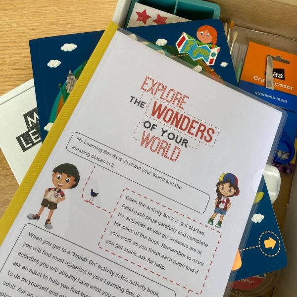 Explore the wonders of the word activity box