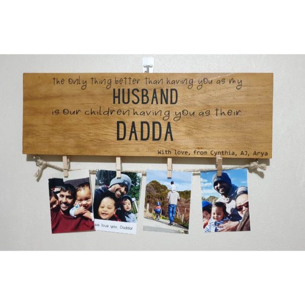 The Craft Heights Wooden picture hanger